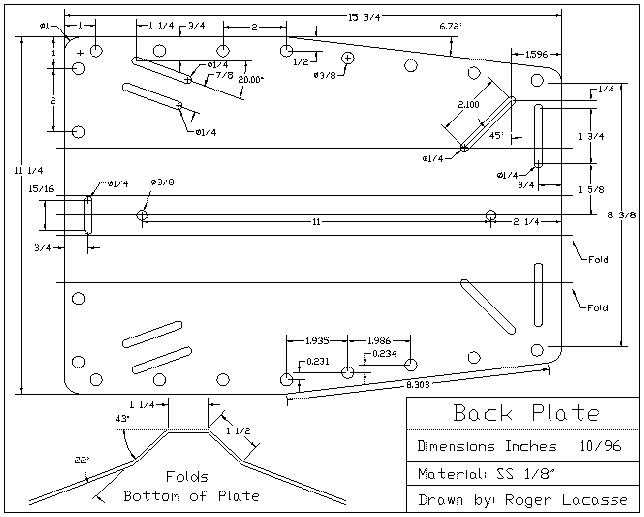 чертеж спинки чертеж спинки