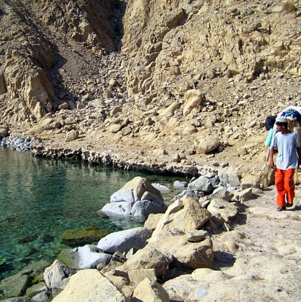 Дорога на Рас-Абу-Галум. Дорога на Рас-Абу-Галум.