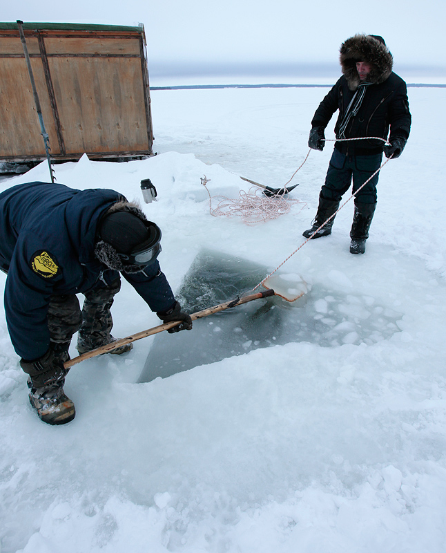 Белое море. Полярный круг. Март 2010