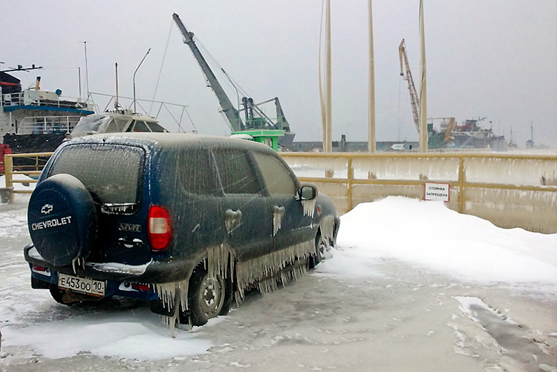 Зима на Онежском озере Зима на Онежском озере