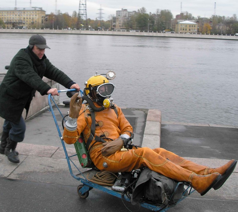 Водолазный носитель.