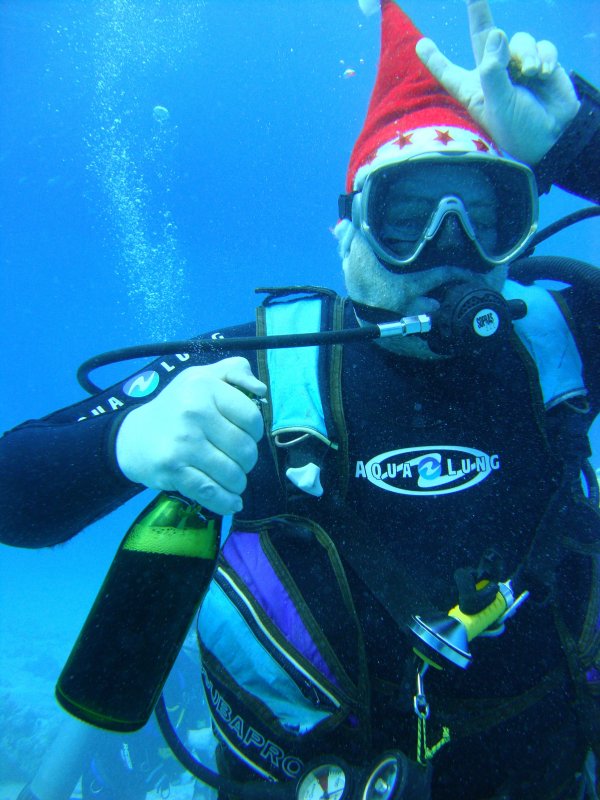 Портрет Деда Мороза в Красном море Портрет Деда Мороза в Красном море