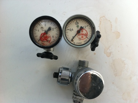 Редуктор АВМ и манометры Редуктор АВМ и манометры