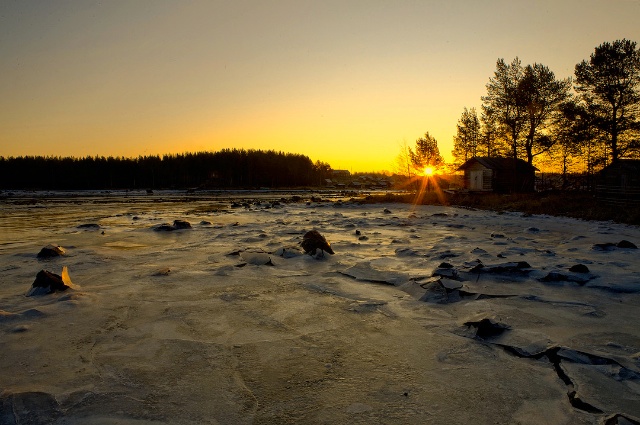 Белое. Полярный круг Белое. Полярный круг