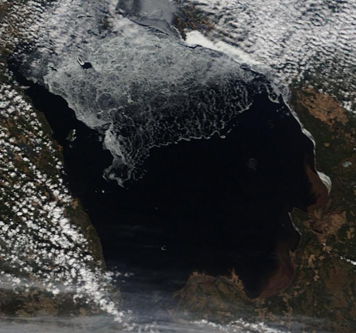 Ледовая обстановка на Ладоге 29.04.2012 Ледовая обстановка на Ладоге 29.04.2012