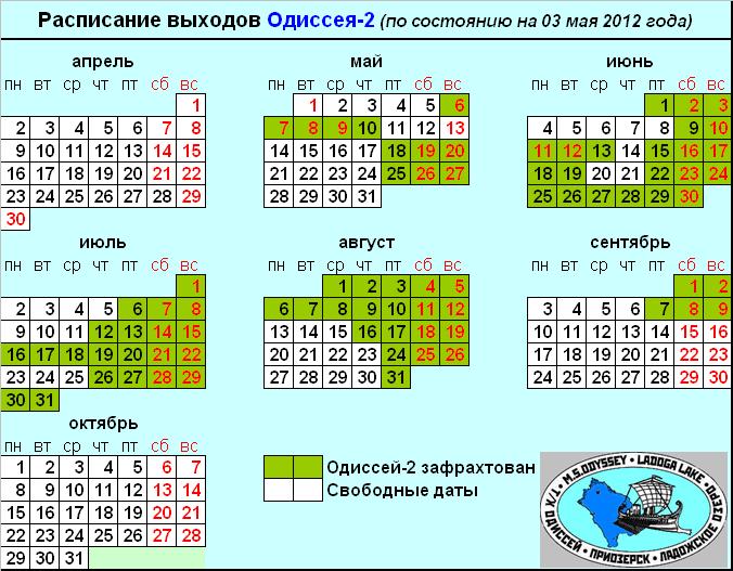Актуальное расписание Актуальное расписание