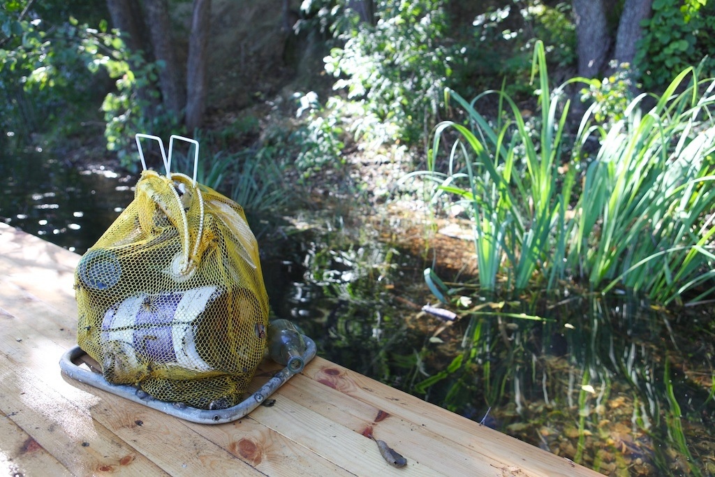 Субботник по очистке подводного полигона Субботник по очистке подводного полигона