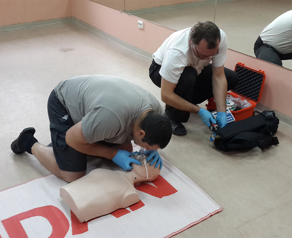 Diving first responder, 2014