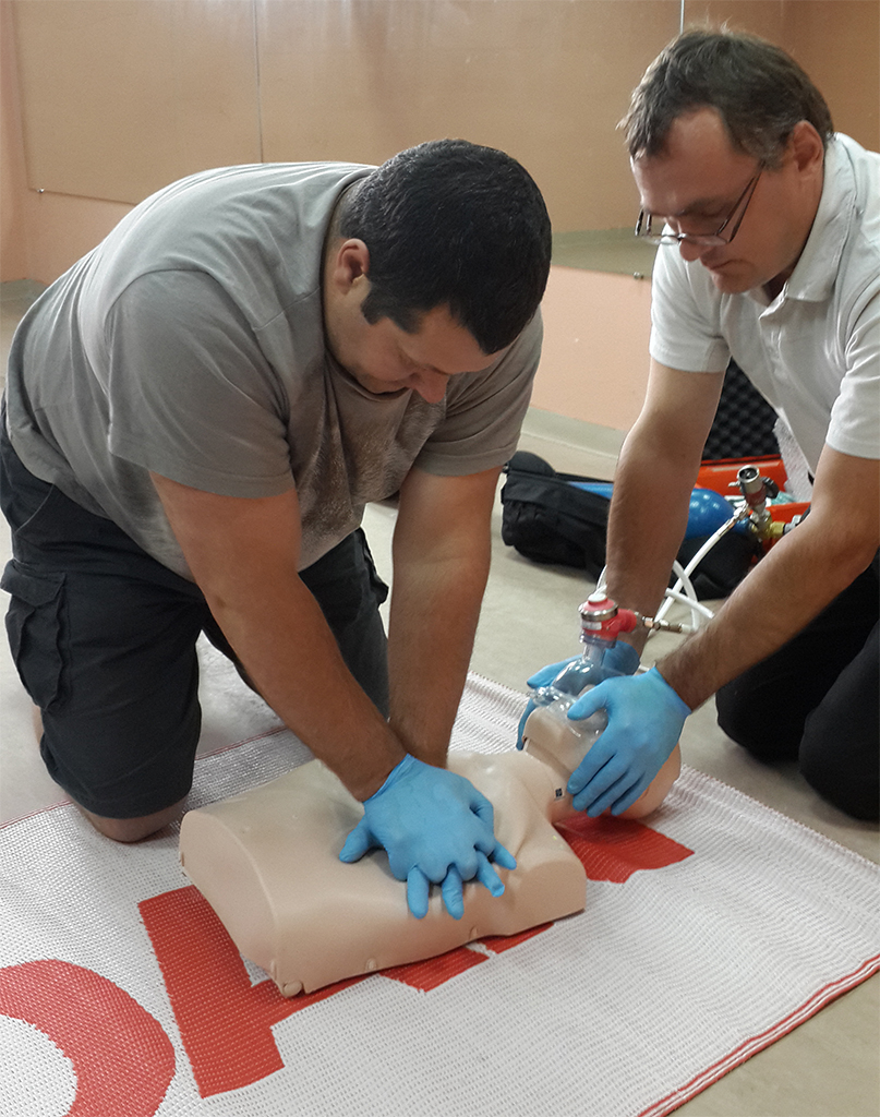 Diving first responder, 2014