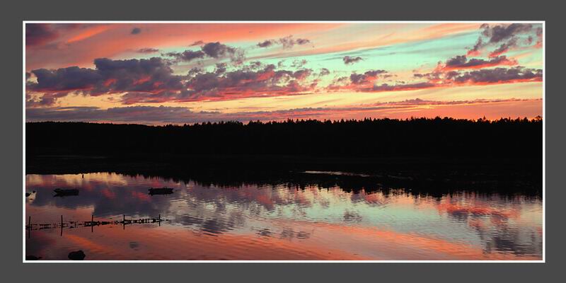 Беломорский закат. Беломорский закат.