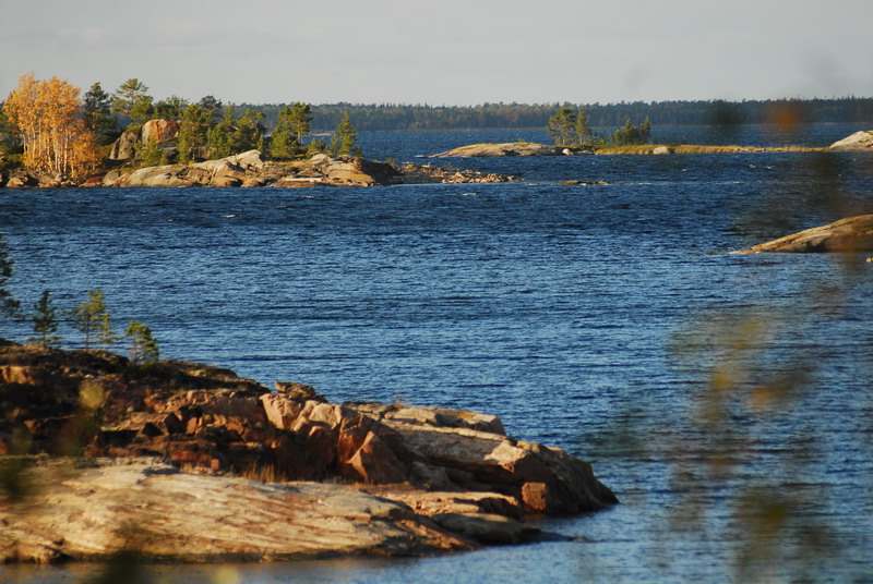 В море. В море.