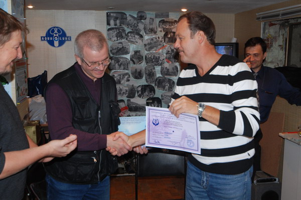PRO DIVING CLUB вручение сертификатов! PRO DIVING CLUB вручение сертификатов!