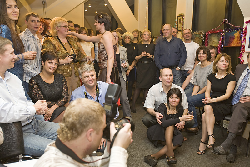 Встреча Нового 2009 года в клубе Белый Тюлень.