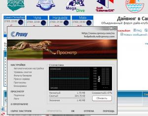 Сайт условно-бесплатного прокси сервера: http://www.cproxy.cz/