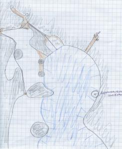 Схема штолен Мраморного Карьера. Полная версия тут: http://diveforum.spb.ru/files/mk1.jpg