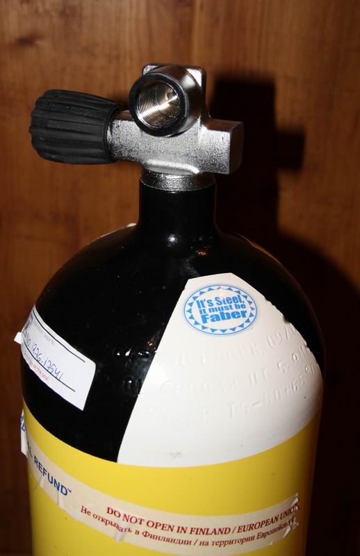 Баллон 10 л, 300 бар, Фабер. Баллон 10 л, 300 бар, Фабер.