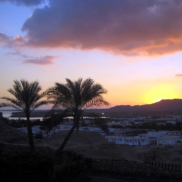 Закат над Шармом.