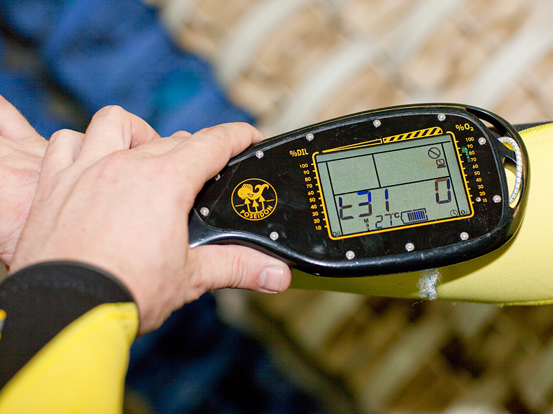 Демонстрация ребризера Poseidon Демонстрация ребризера Poseidon