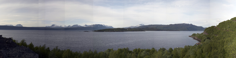панорама - вид из кемпинга панорама - вид из кемпинга