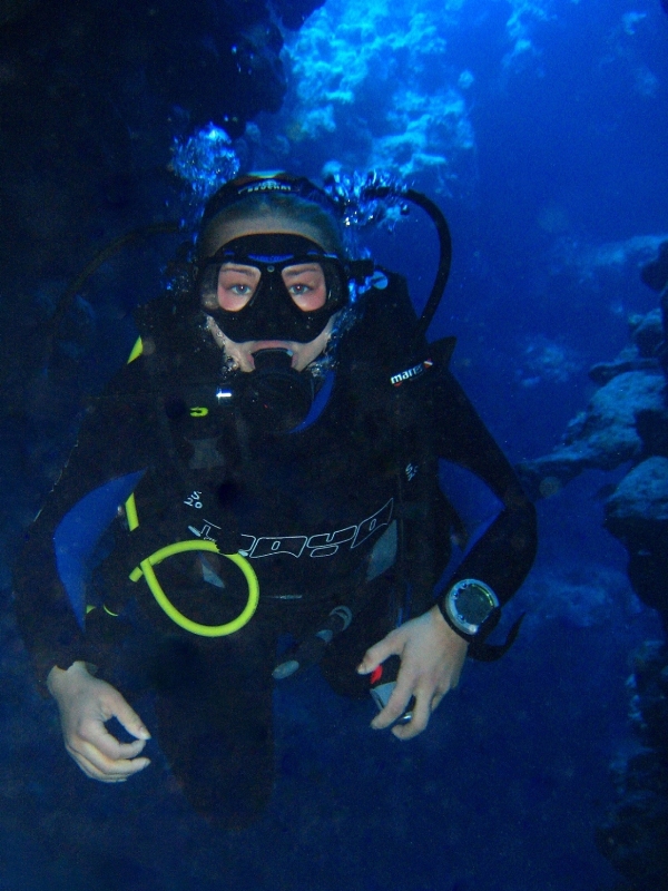 В Дахабском Каньёне.