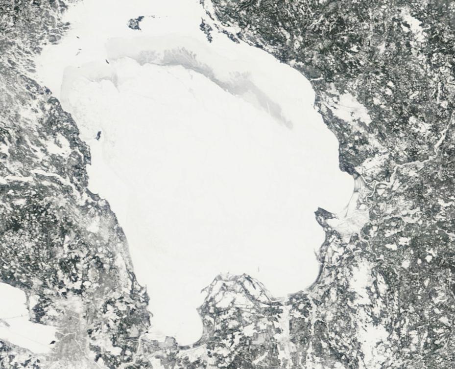 Ледовая обстановка на Ладоге 09.03.2011 Ледовая обстановка на Ладоге 09.03.2011