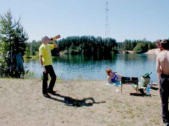 Разведотряд перед БДТ Разведотряд перед БДТ