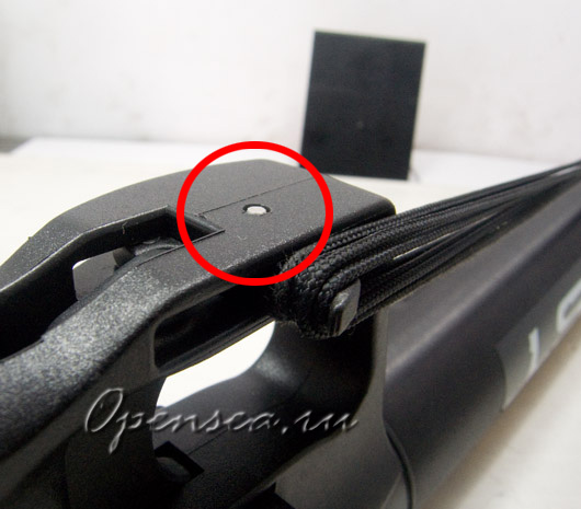 Исходное положение оси линесбрасывателя Исходное положение оси линесбрасывателя