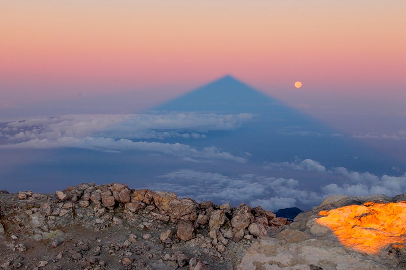 La sombra del Teide La sombra del Teide