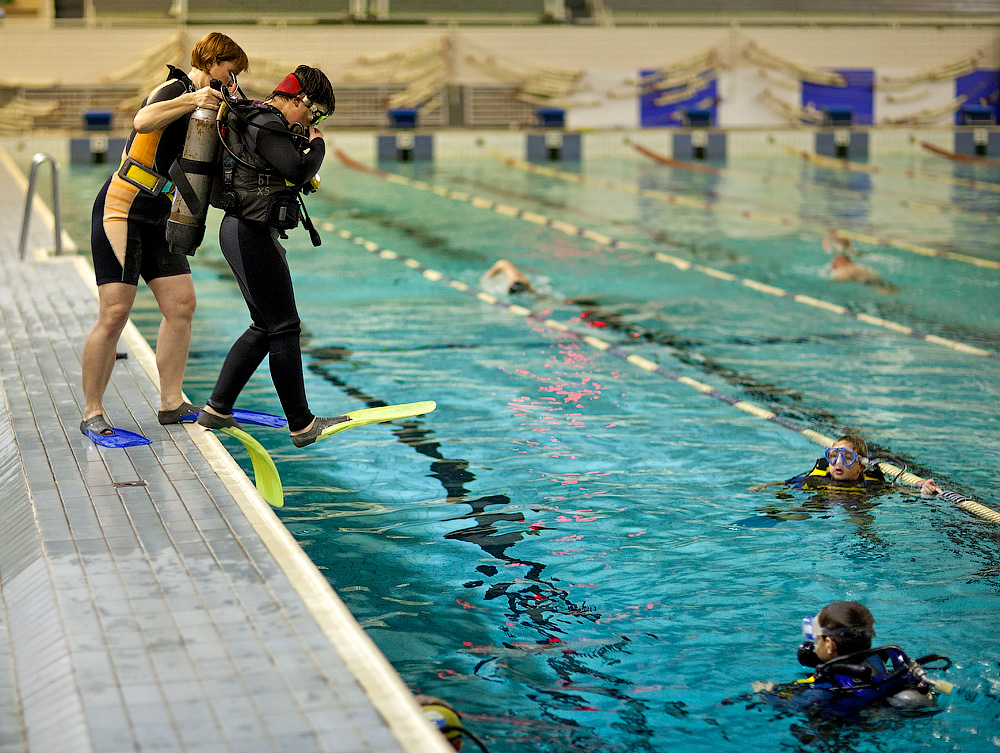 Обучение детей дайвингу Обучение детей дайвингу