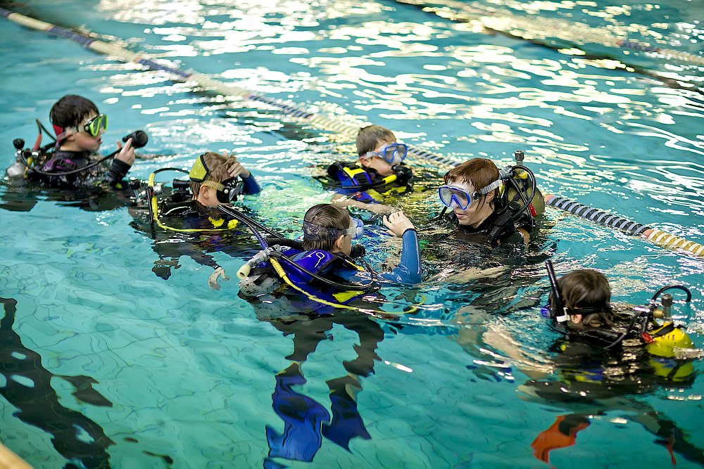Обучение детей дайвингу Обучение детей дайвингу