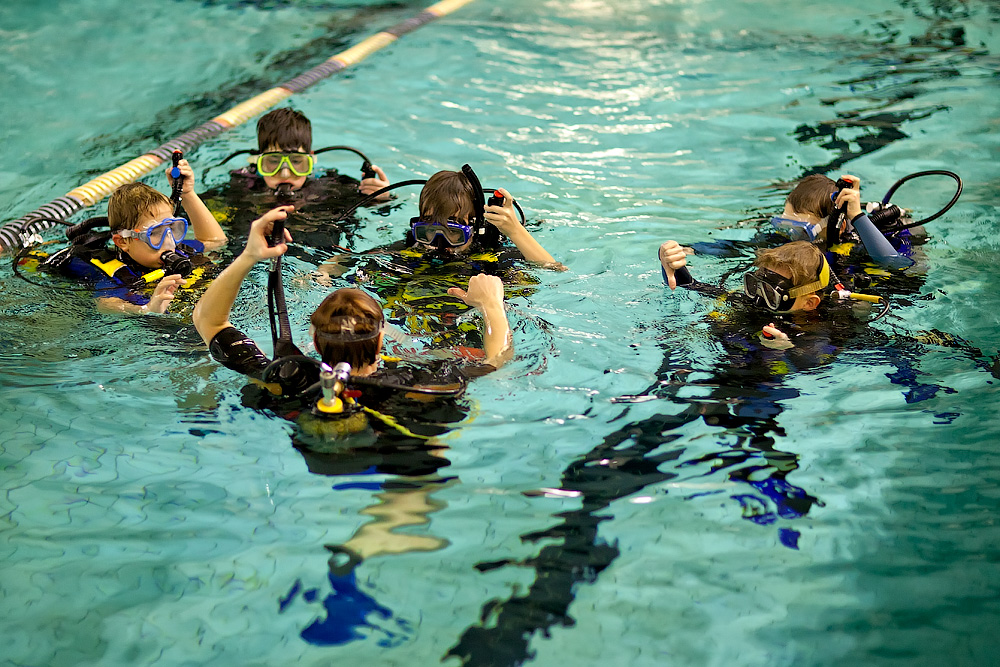 Обучение детей дайвингу Обучение детей дайвингу