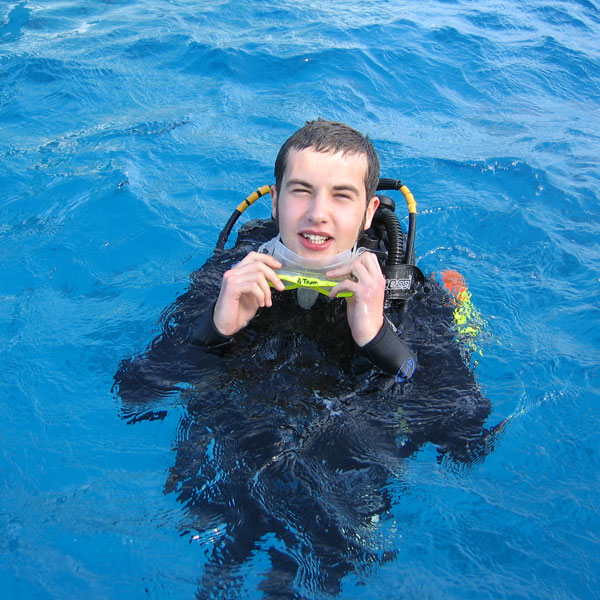 Рифы Хургады. Дайвер Лео.