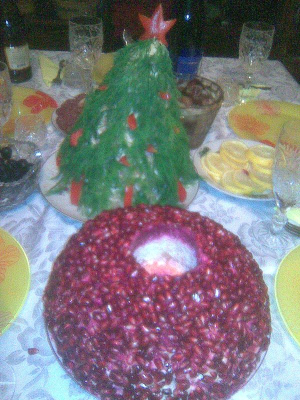 Новогодние салатики Новогодние салатики