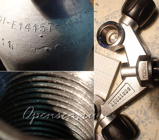 Баллон, горловина и вентиль (новый) Баллон, горловина и вентиль (новый)