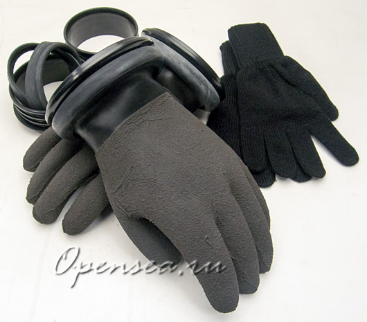 Комплект сухих перчаток с кольцами Комплект сухих перчаток с кольцами