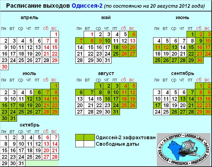 Актуальное расписание Актуальное расписание