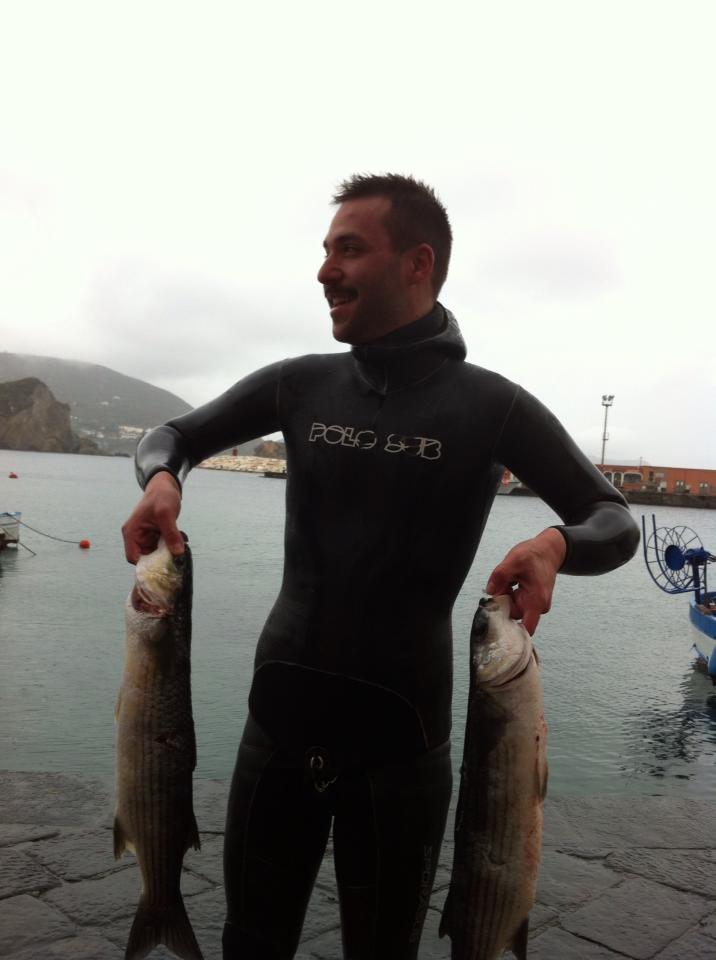 подводная охота, дайвинг на острове Ponza, Италия подводная охота, дайвинг на острове Ponza, Италия