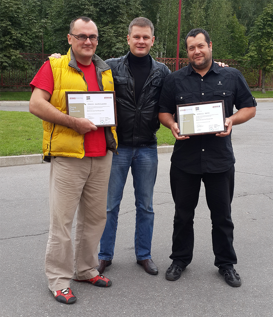 Diving first responder, 2014 Diving first responder, 2014