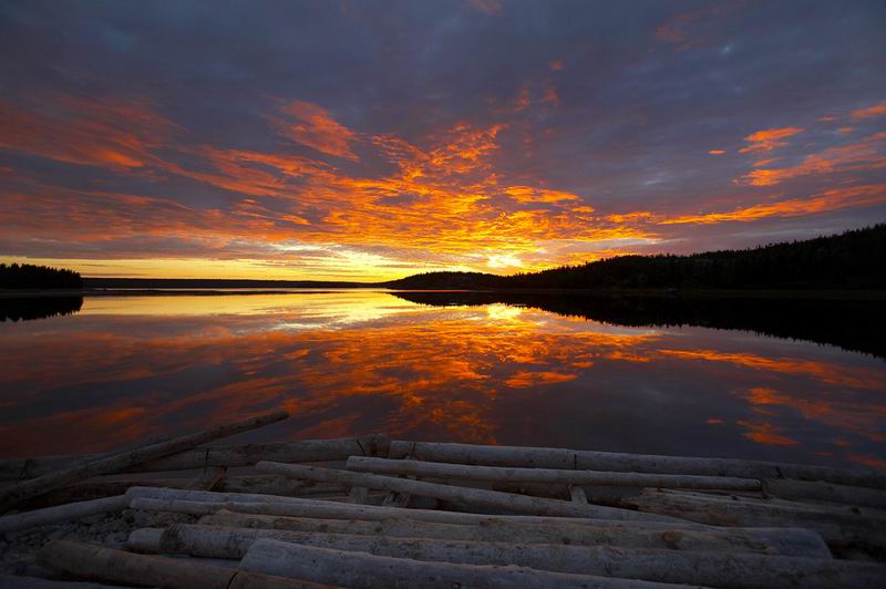 Рассвет над Белым морем. Рассвет над Белым морем.