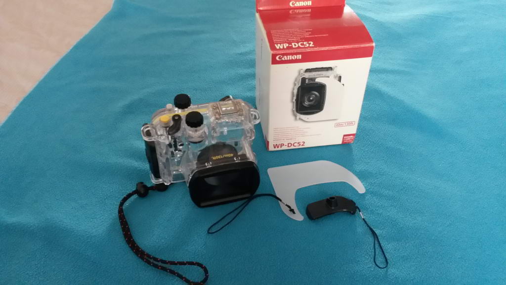 Подводный бокс для фотоаппарата canon g16 WP-DC52 Подводный бокс для фотоаппарата canon g16 WP-DC52