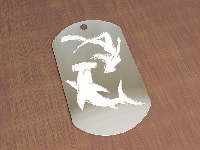 Жетон для дайвера. Серебро 925 пробы около 11 грамм. Жетон для дайвера. Серебро 925 пробы около 11 грамм.