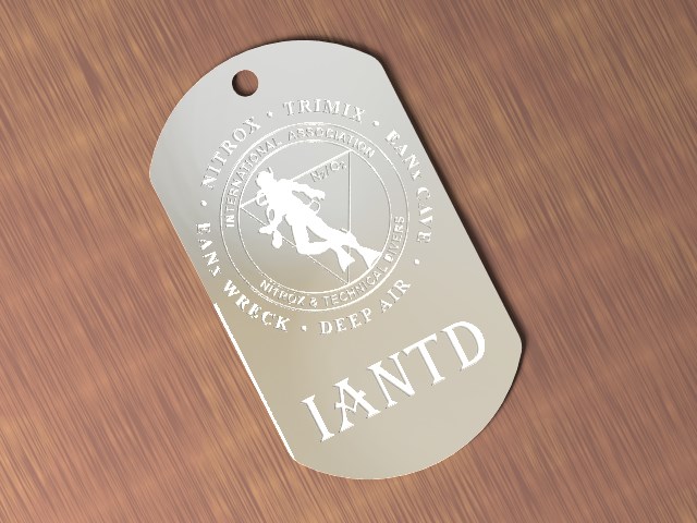 Жетон для дайвера. Серебро 925 пробы около 11 грамм. Жетон для дайвера. Серебро 925 пробы около 11 грамм.