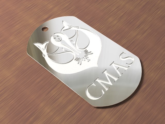 Жетон для дайвера. Серебро 925 пробы около 11 грамм. Жетон для дайвера. Серебро 925 пробы около 11 грамм.