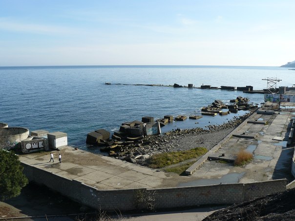 Морской порт в Алуште Морской порт в Алуште