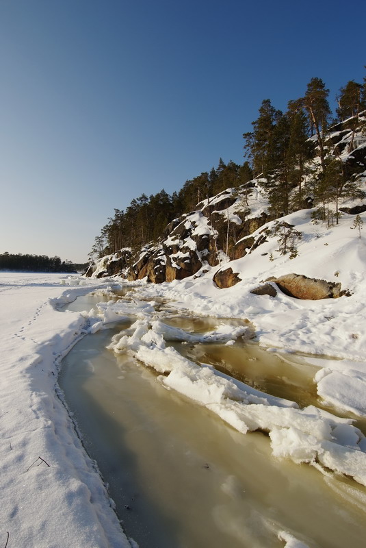 Белое море. Март 2009 г. (фото М.Ведехина). Белое море. Март 2009 г. (фото М.Ведехина).
