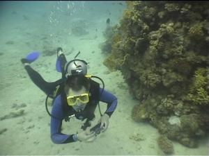 Это я под водой. Это я под водой.