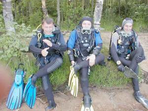 перед погружением на Правдинском перед погружением на Правдинском